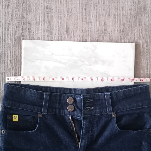 Second Yoga Jeans Indigo Straight Leg Skinny Jeans - Picture 4 of 8